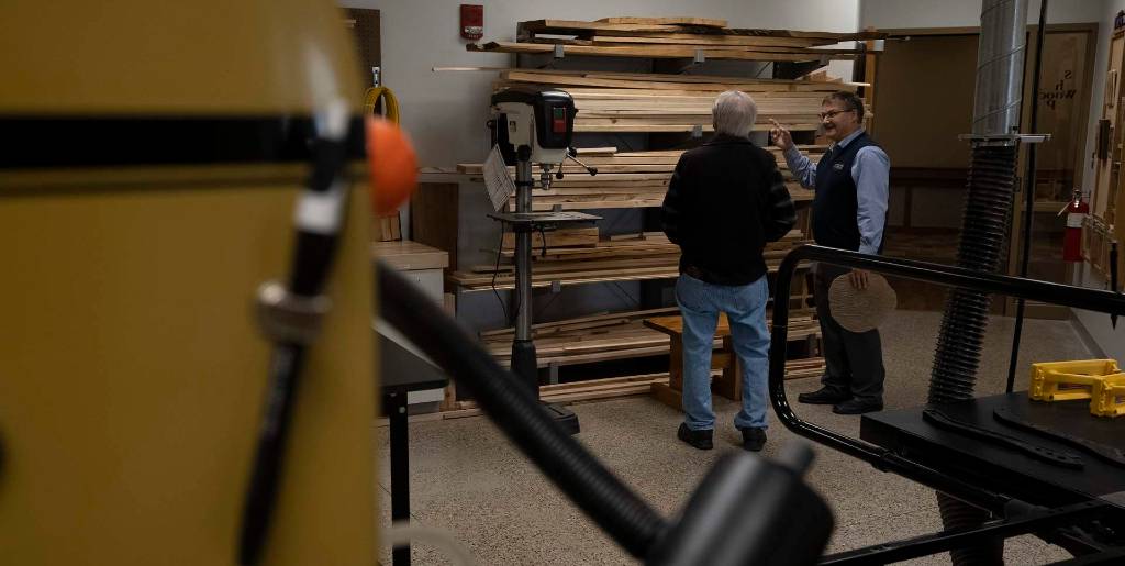 The North Dakota Veteran Home's Woodshop