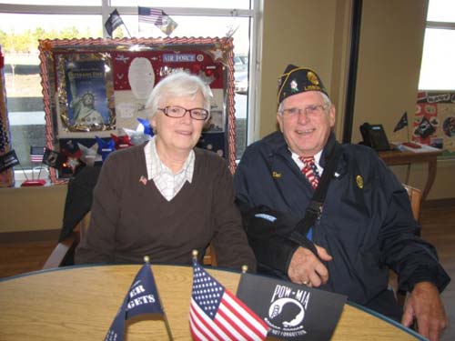 NDVH Volunteer Duane Hanson and his wife Jan at the Grand Opening in August of 2011.